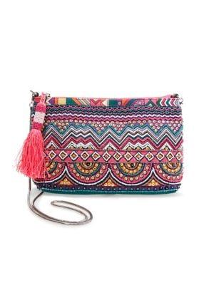 Steve Madden Cayman Beaded Crossbody Pouch