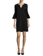 Lord & Taylor Petite Bell-sleeve Shift Dress