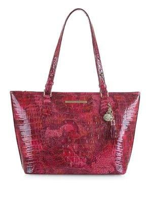 Brahmin Medium Melbourne Asher Leather Tote Bag