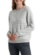 Lucky Brand Striped Cotton Blend Sweatshirt