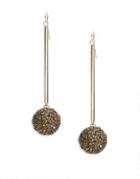 Design Lab Lord & Taylor Drop Ball Earrings