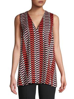 Marella Printed Sleeveless Top