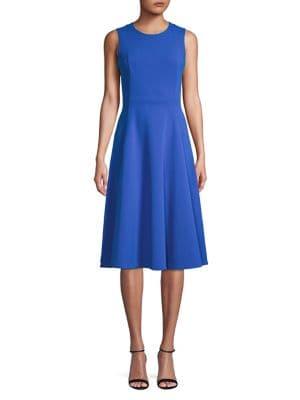 Calvin Klein Pleated Fit-&-flare Dress