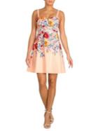 Guess Floral Sweetheart Fit-&-flare Dress