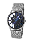 Kenneth Cole Mens Stainless Steel Contrast Watch