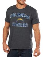 Majestic Los Angeles Chargers Nfl Heart And Soul Iii Cotton Tee