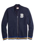 Brooks Brothers Red Fleece B Baseball Jacket