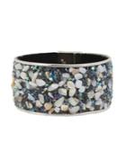 Kenneth Cole New York Power Of The Flower Mother-of-pearl Chips And Crystal Bracelet