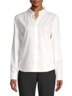 Karl Lagerfeld Paris Poplin Button-down Shirt