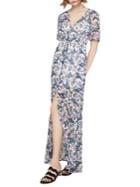 Bcbgeneration Sunprint Floral Asymmetrical Maxi Dress