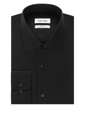Calvin Klein Big-fit Solid Dress Shirt