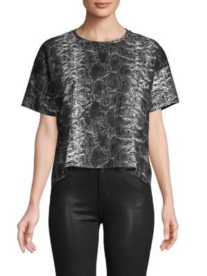 French Connection Printed Stretch Tee
