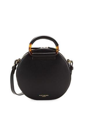 Kurt Geiger London Harriet Leather Circle Crossbody