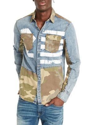 Buffalo David Bitton Sarax Regular-fit Denim Shirt