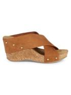 Carvela Sooty Leather Wedge Sandals