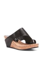 Donald J Pliner Gyer Leather Wedge Toe-ring Sandals