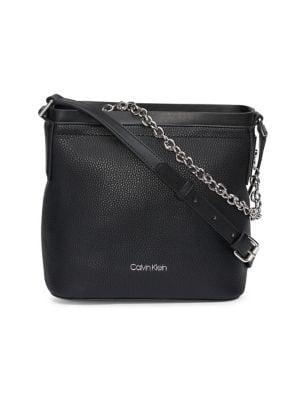 Calvin Klein Beverly Faux-leather Chain Crossbody Bag