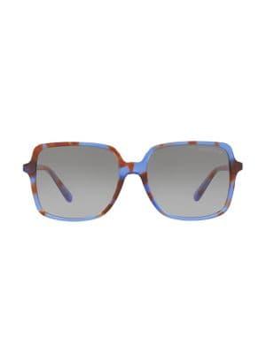 Michael Kors Glam Isle Of Palms 56mm Square Sunglasses