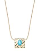 House Of Harlow Stone-accented Square Pendant Necklace