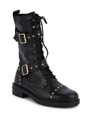 Kurt Geiger London Studded Leather Boots