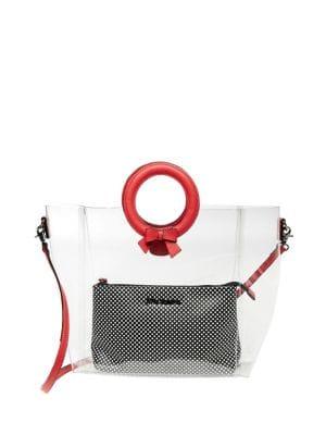 Betsey Johnson Clear Cut Choice Crossbody Bag
