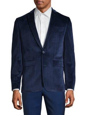 Lord Taylor Velvet Slim-fit Sportcoat