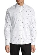 Michael Kors Sunglasses Printed Button-down Shirt