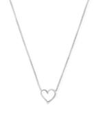 Alex And Ani Valentines Day Sterling Silver Heart Adjustable Pendant Necklace