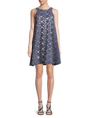 Paper Crown Eyelet A-line Dress
