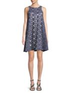 Paper Crown Eyelet A-line Dress