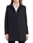 Lauren Ralph Lauren Solid Long-sleeve A-line Coat