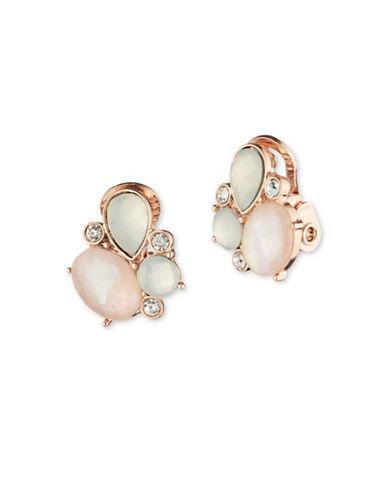 Anne Klein Mother-of-pearl Cluster Stud Earrings