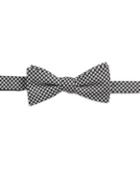 Black Brown Houndstooth Bow Tie
