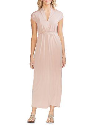 Vince Camuto Oasis Bloom Cap-sleeve Midi Dress
