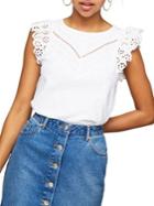 Miss Selfridge Sleeveless Victoriana Top