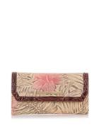 Brahmin Amina Soft Leather Tri-fold Checkbook Wallet