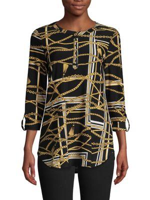 Spense Graphic Crewneck Top