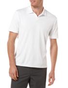 Perry Ellis Big And Tall Open Placket Polo