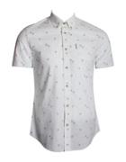 Ben Sherman Short-sleeve Cotton-blend Shirt