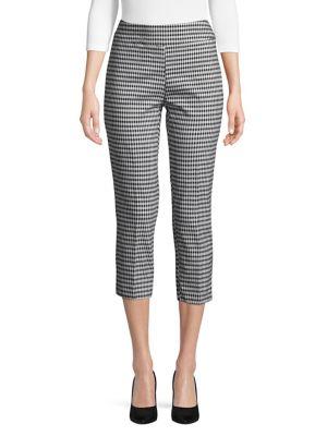 Context Cropped Gingham Trousers