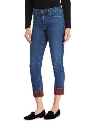 Lauren Ralph Lauren Premier Straight Ankle Jeans
