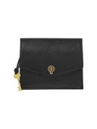 Fossil Small Stevie Suede-trimmed Crossbody Bag