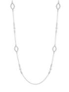 Anne Klein Crystal Single Strand Chain Necklace
