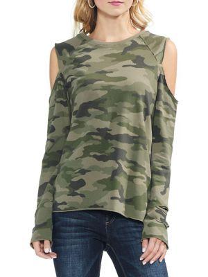 Vince Camuto Estate Jewels Cold-shoulder Sweatshirt