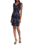 Lauren Ralph Lauren Petite Adara Cap Sleeve Day Dress