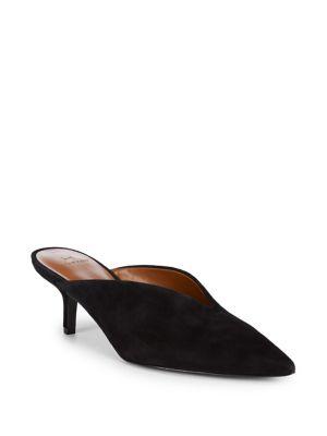 H Halston Anna Suede Mules
