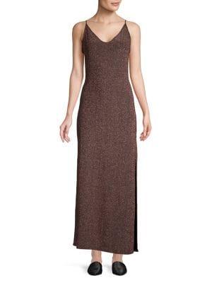 Free People Lola Metallic Maxi Dress