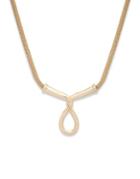 Anne Klein Twisted Pendant Necklace