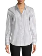 Imnyc Isaac Mizrahi Striped Button-down Shirt