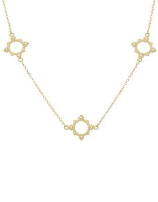 Ripka Juliette Diamond And 14k Gold Station Pendant Necklace